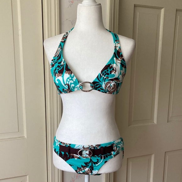 Bikini with Hardware Accents  New Never Worn - Picture 1 of 12